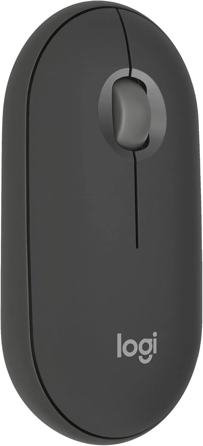Logitech Pebble Mouse 2 M350s, estilizado ratón inalámbrico Bluetooth