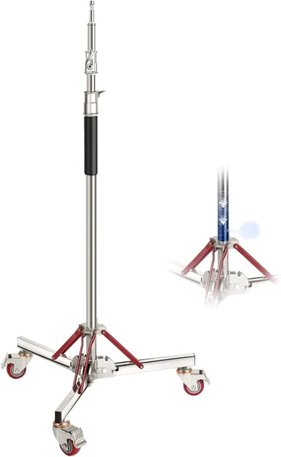 NEEWER SC305AW Soporte de Luz con Ruedas para Fotografía - 10ft Air Cushioned