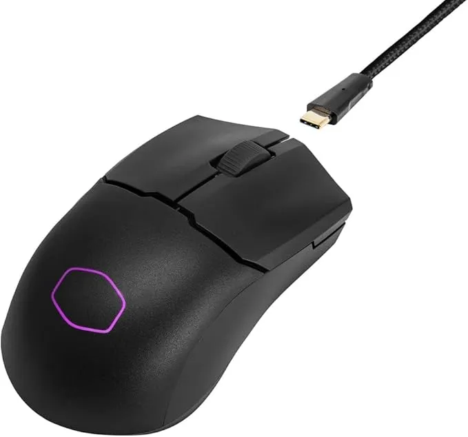 Cooler Master MM712 Ratón Gaming Inalámbrico Ultraligero RGB Híbrido 59g