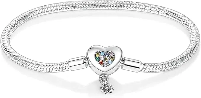 Pulsera para mujer compatible Pandora Moments Plata