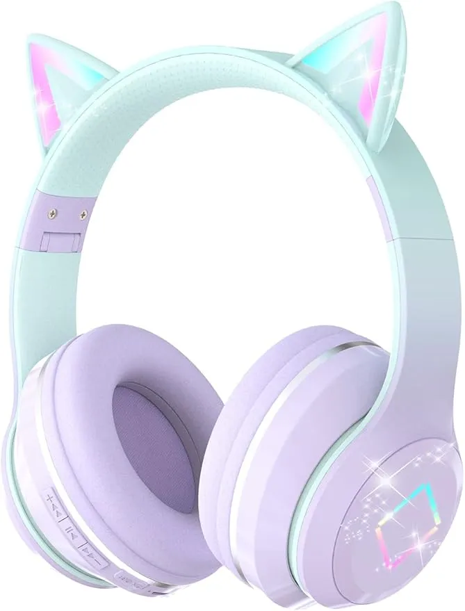 XUNPULS Auriculares LED para Niños