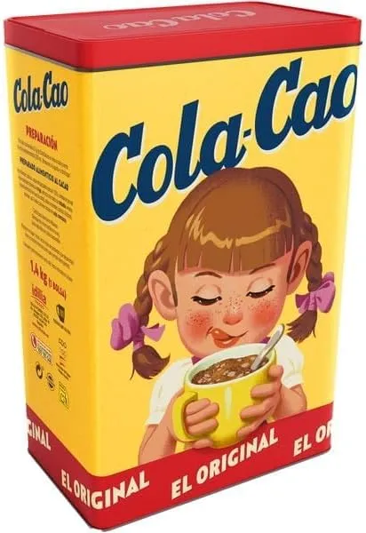 ColaCao Original Cacao Soluble Natural Edición Especial Vintage Lata 1,4kg