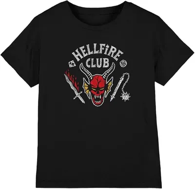 Stranger Things Hellfire Club Invert Camiseta Infantil