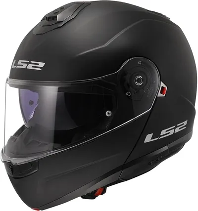 Casco Moto Modular LS2 Strobe II Matt Black Talla L