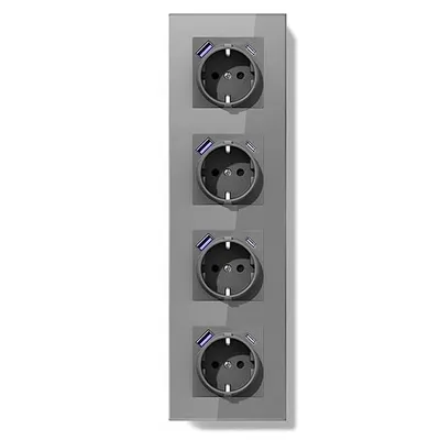 BSEEDLIFE Enchufe con USB Pared