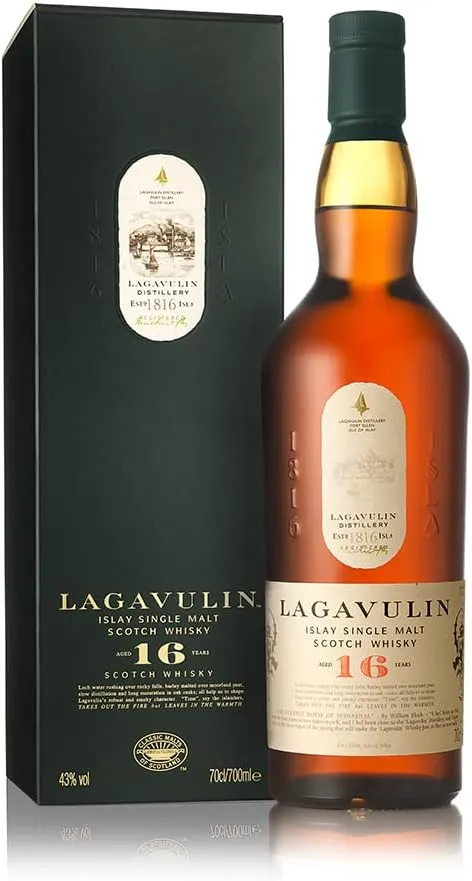 Lagavulin 16 Años Single Malt Scotch Whisky - 700ml