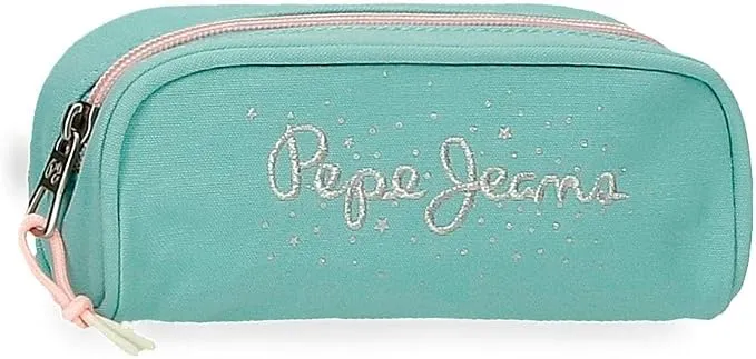 Estuche Pepe Jeans Jane Azul 18x7x5 cm en Poliéster