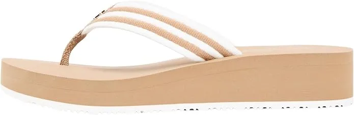 Tommy Hilfiger - Sandalias de verano a rayas para mujer