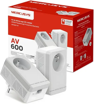Mercusys MP300P Kit - Adaptadores Powerline AV600