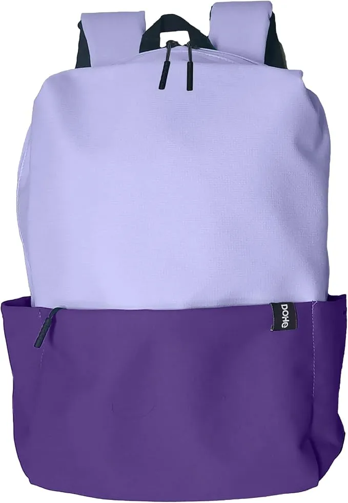Mochila Escolar Ergonómica Dohe DUO Morada 18L con Compartimento Portátil