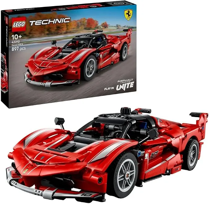 LEGO Technic Ferrari FXX K - Maqueta de Coche de Carreras de Juguete