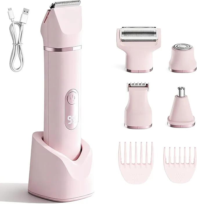 Afeitadora Eléctrica Mujer 5 en 1