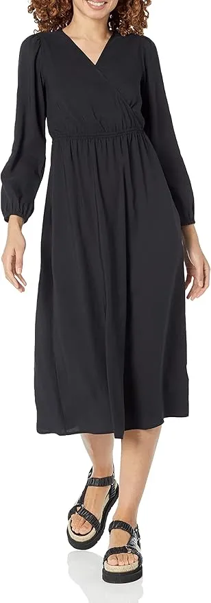 Amazon Essentials Vestido Midi Ligero Georgette