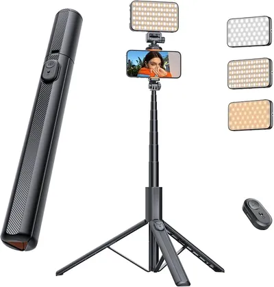 Trípode ANXRE 180cm con Luz Ajustable y Mando a Distancia