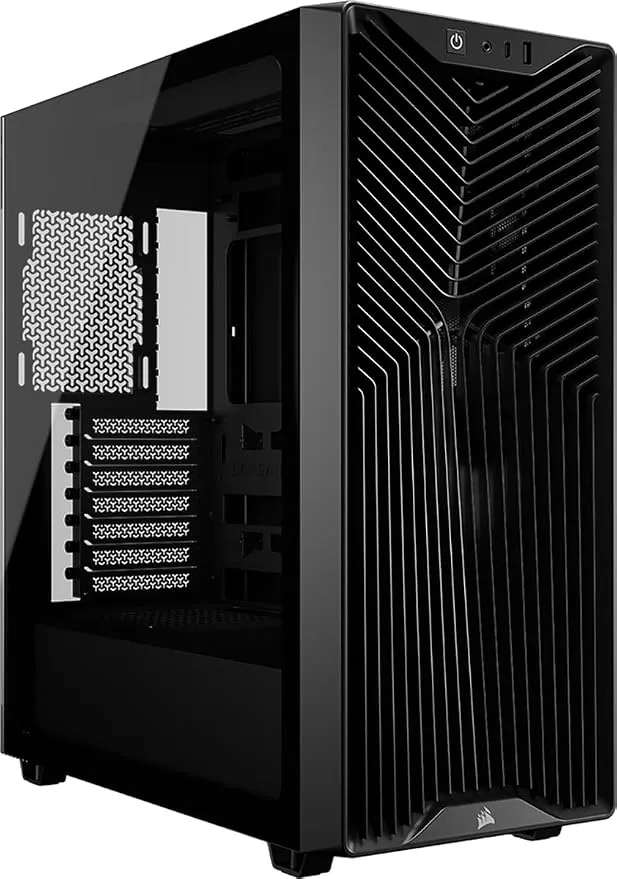CORSAIR 3200D RS Caja para PC Semitorre Negra con 3 Ventiladores