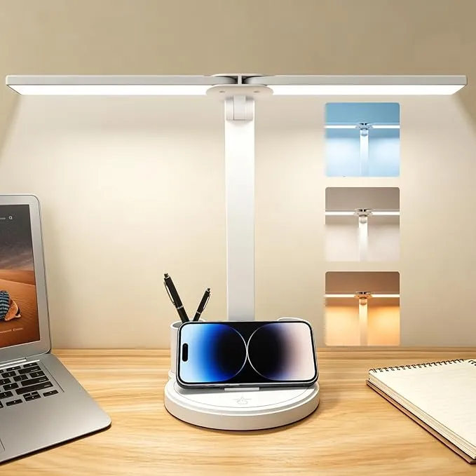 Lámpara de escritorio LED inalámbrica y recargable