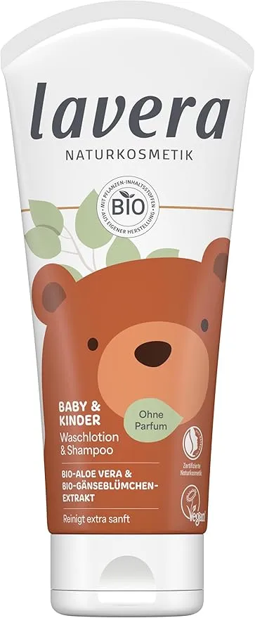 LAVERA BEBÉ NATURAL Loción de lavado y champú