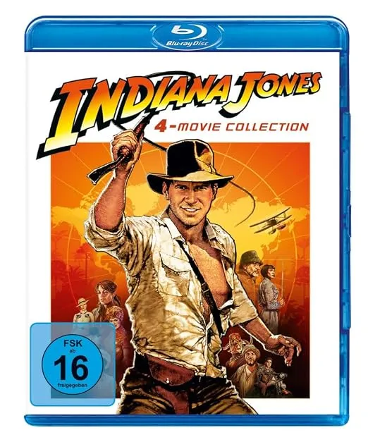 Pack Indiana Jones 1-4 en Blu-ray