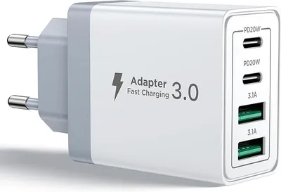 Aioneus Cargador USB C, 40W 4-Puertos