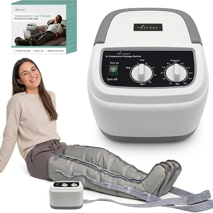 Edicare Presoterapia Profesional para Piernas y Pies: Circulación y Celulitis