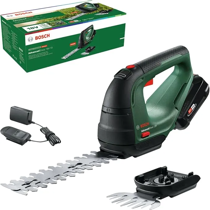 Bosch AdvancedShear 18V-10 Cortacésped y Cortasetos a Batería