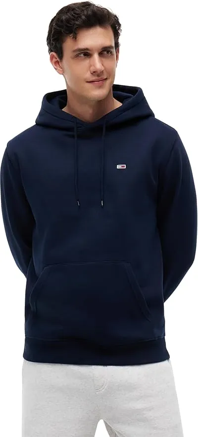 Sudadera con Capucha Tommy Jeans TJM Reg S Flag Hoodie Hombre Azul Marino Talla S