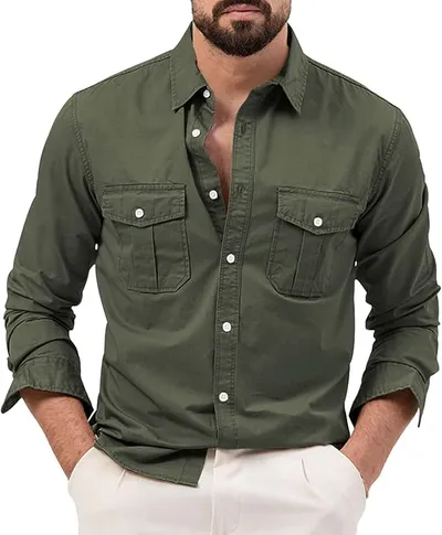 Camisa Transpirable Hombre Manga Larga