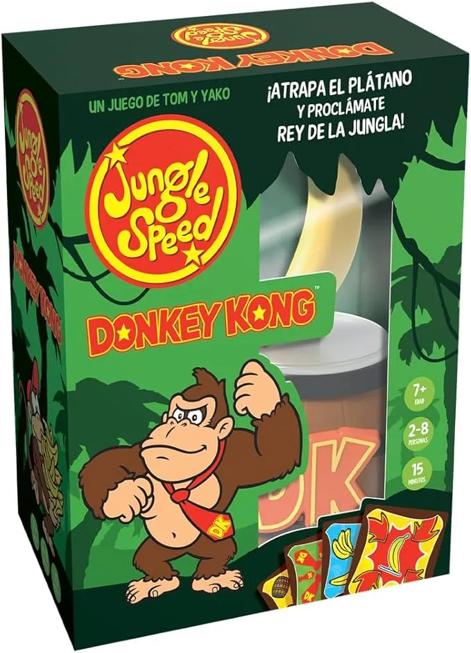 Asmodee Jungle Speed Donkey Kong: Juego de destreza