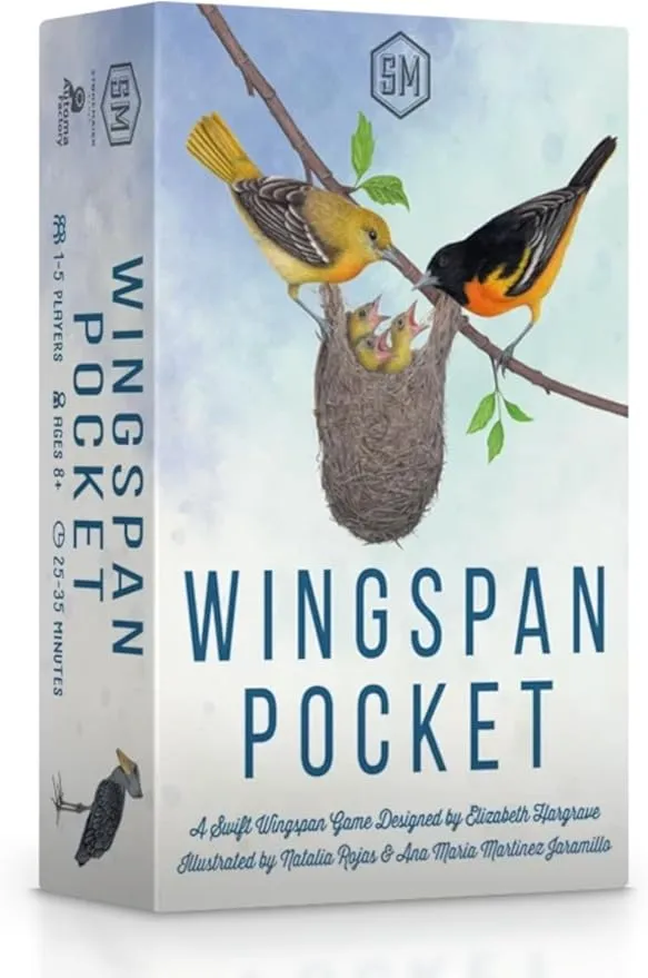 Wingspan Pocket: Juego de Cartas Estratégico de Aves del Mundo