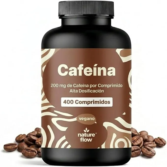 Cafeína Alta Potencia 400 Comprimidos - 200mg por Pastilla