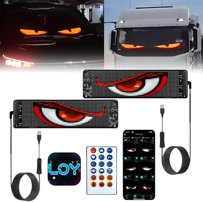 Ojos LED programables para coche y camión (2 unidades)