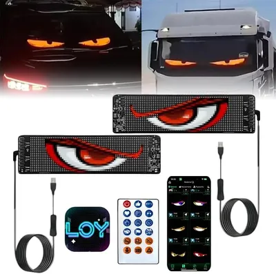 Ojos LED programables para coche y camión (2 unidades)