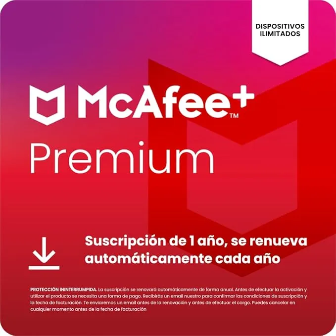 McAfee+ Premium Individual para dispositivos ilimitados 2026