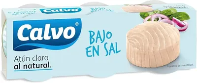 Pack de atún bajo en sal Calvo