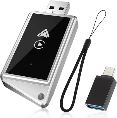 Adaptador Inalámbrico AGPTEK para CarPlay y Android Auto