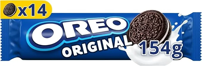 OREO Original Galletas Rellenas Sabor Vainilla 154g