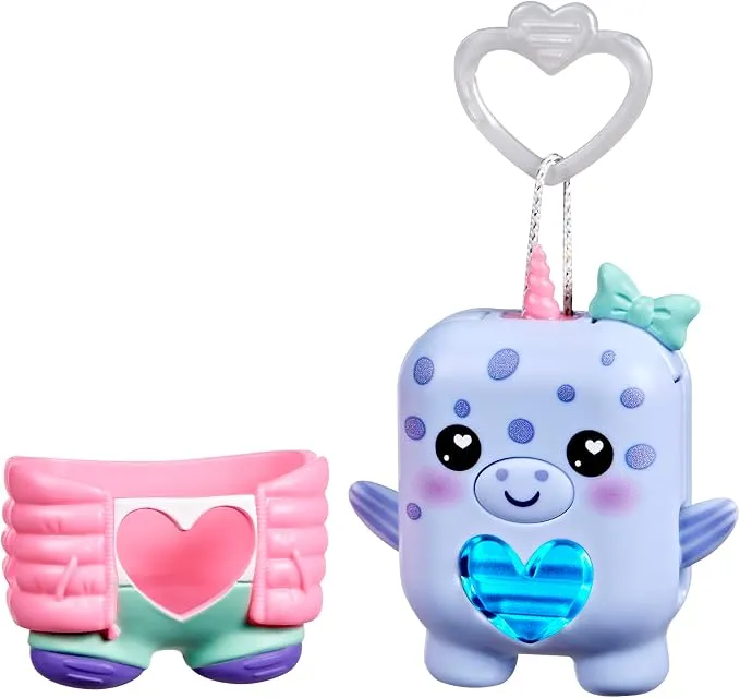 Hasbro Nano-mals Blubby Narval - Mascota Electrónica Fidget