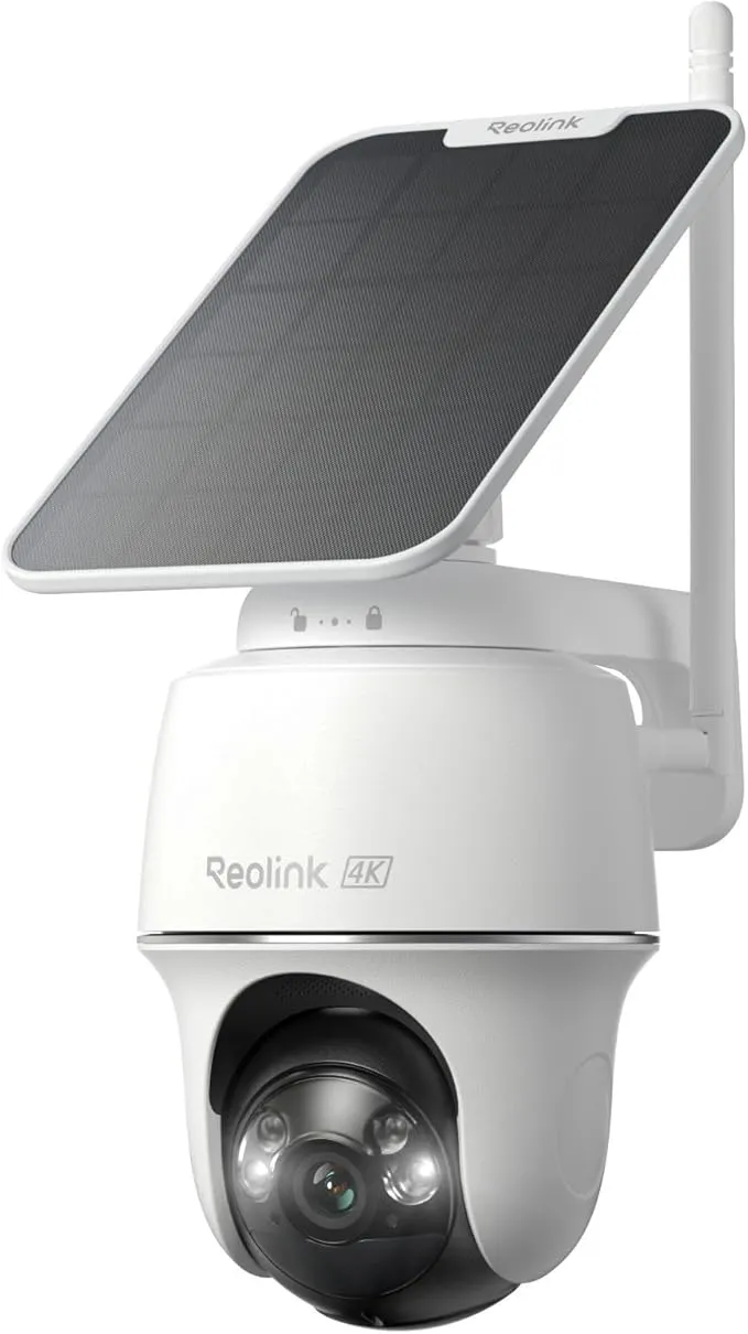 Reolink 4K 360° Cámara de Vigilancia con Panel Solar