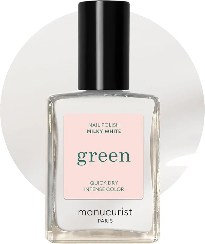 Manucurist Green Pintauñas Milky White - Esmalte Secado Rápido 9-Free