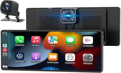 Pantalla CarPlay Inalámbrica 10.26" con Cámaras HD y GPS
