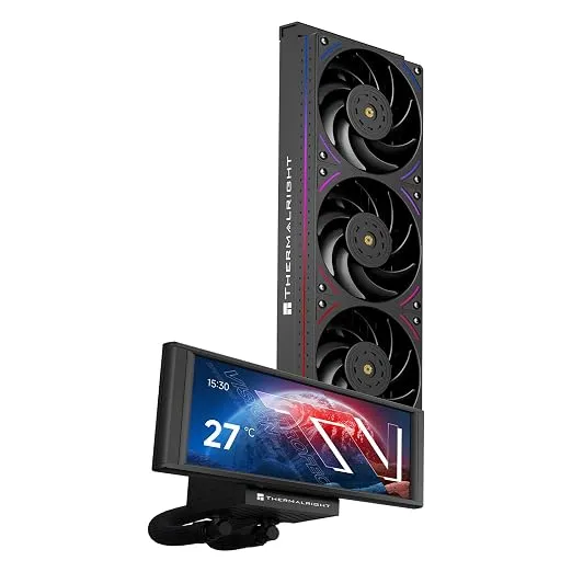 Thermalright TR Trofeo Vision 360 ARGB Negro: Refrigeración Líquida con Pantalla LCD IPS
