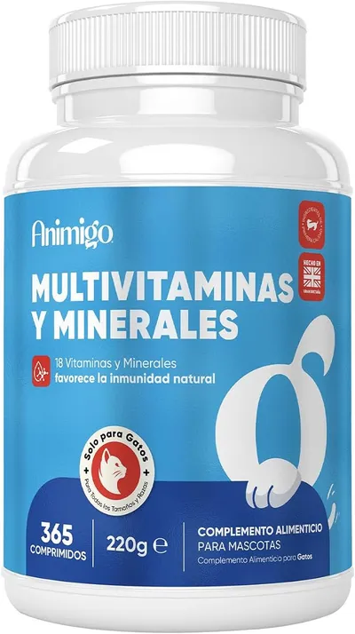 Multivitaminas para Gatos 365 Comprimidos - Salud Completa para tu Felino