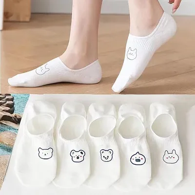 5 pares de calcetines de tobillo para mujeres y hombres