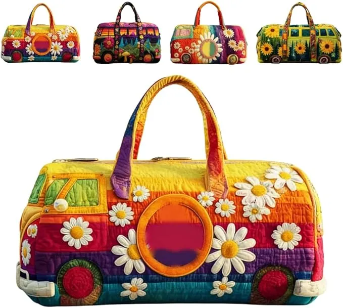 Bolsa de Viaje Acolchada Weekender Boho