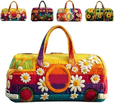 Bolsa de Viaje Acolchada Weekender Boho