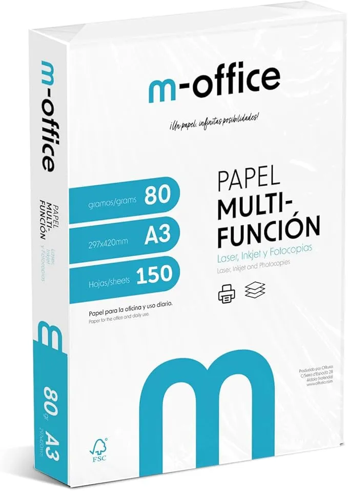 Paquete de 150 Hojas A3 MOFFICE
