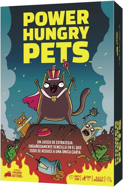 Asmodee Power Hungry Pets de Exploding Kittens