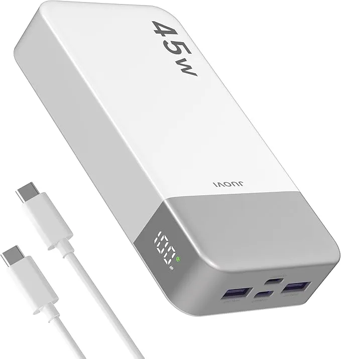 Power Bank Juovi 45W 20000mAh de Alta Capacidad