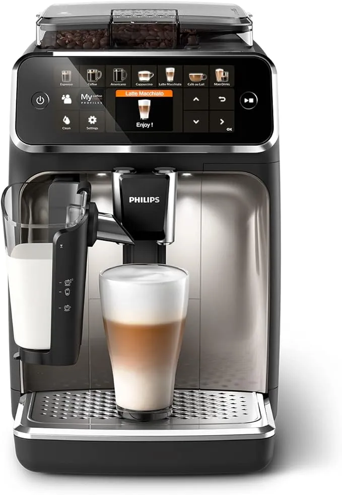 Philips Serie 5400 Cafetera Superautomática con LatteGo - 12 Variedades de Café