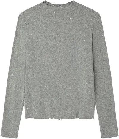 Camiseta para Mujer Springfield LS Strass Top with Turtle Neckline